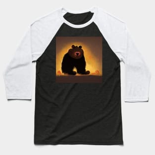 Cute little furry bear just sitting around. Baseball T-Shirt